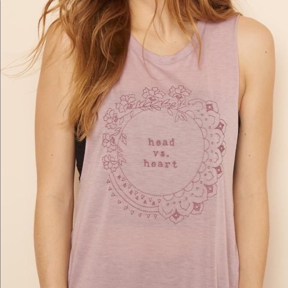 NWOT Garage Embroidered Muscle Tee